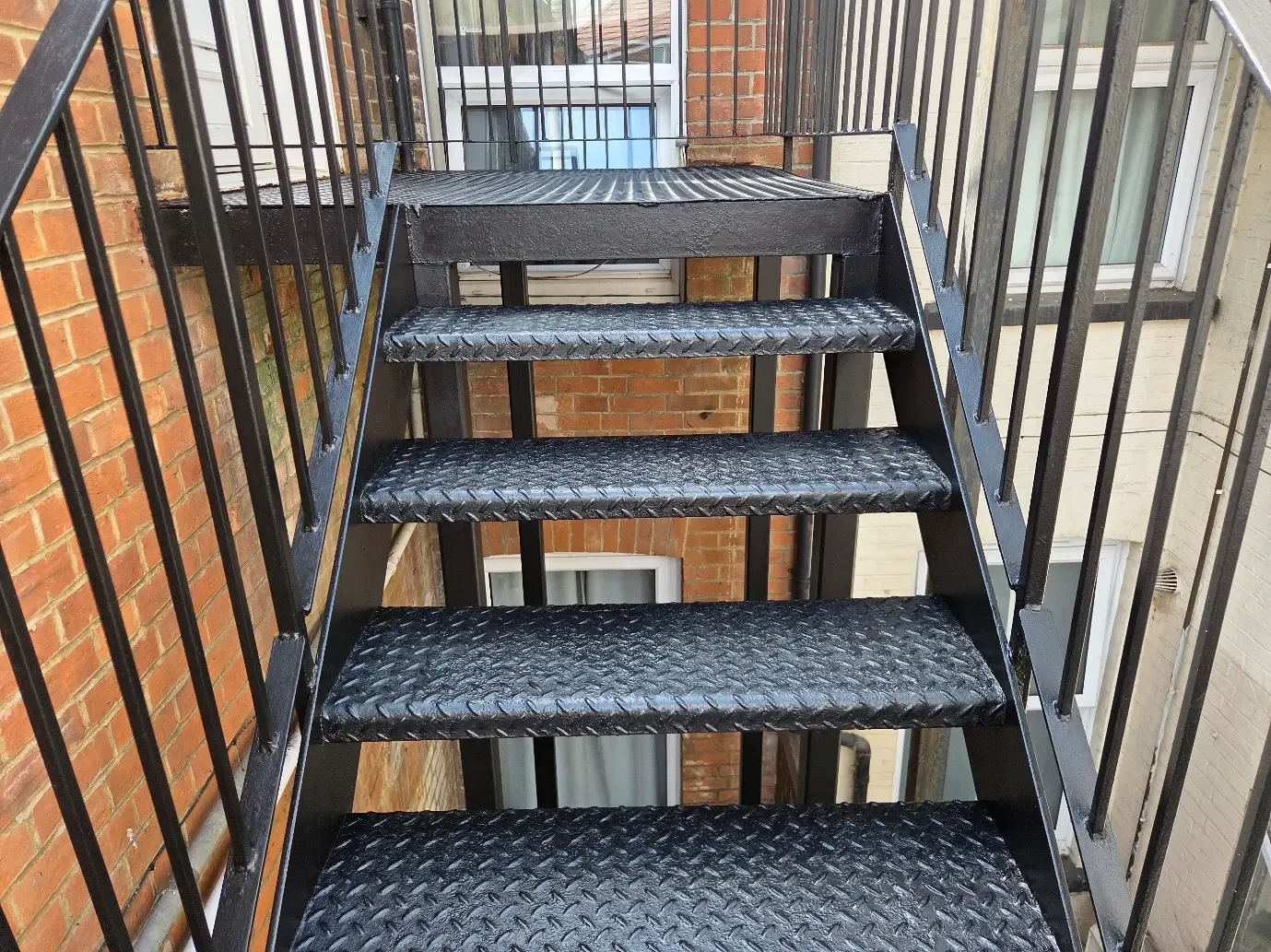 Fire Escape Staircase, Surface Preparation