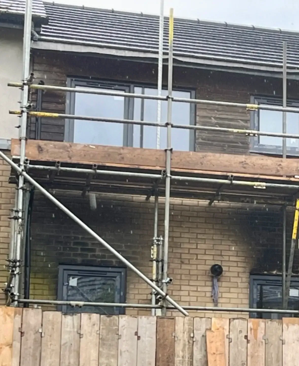 Fire Damaged House