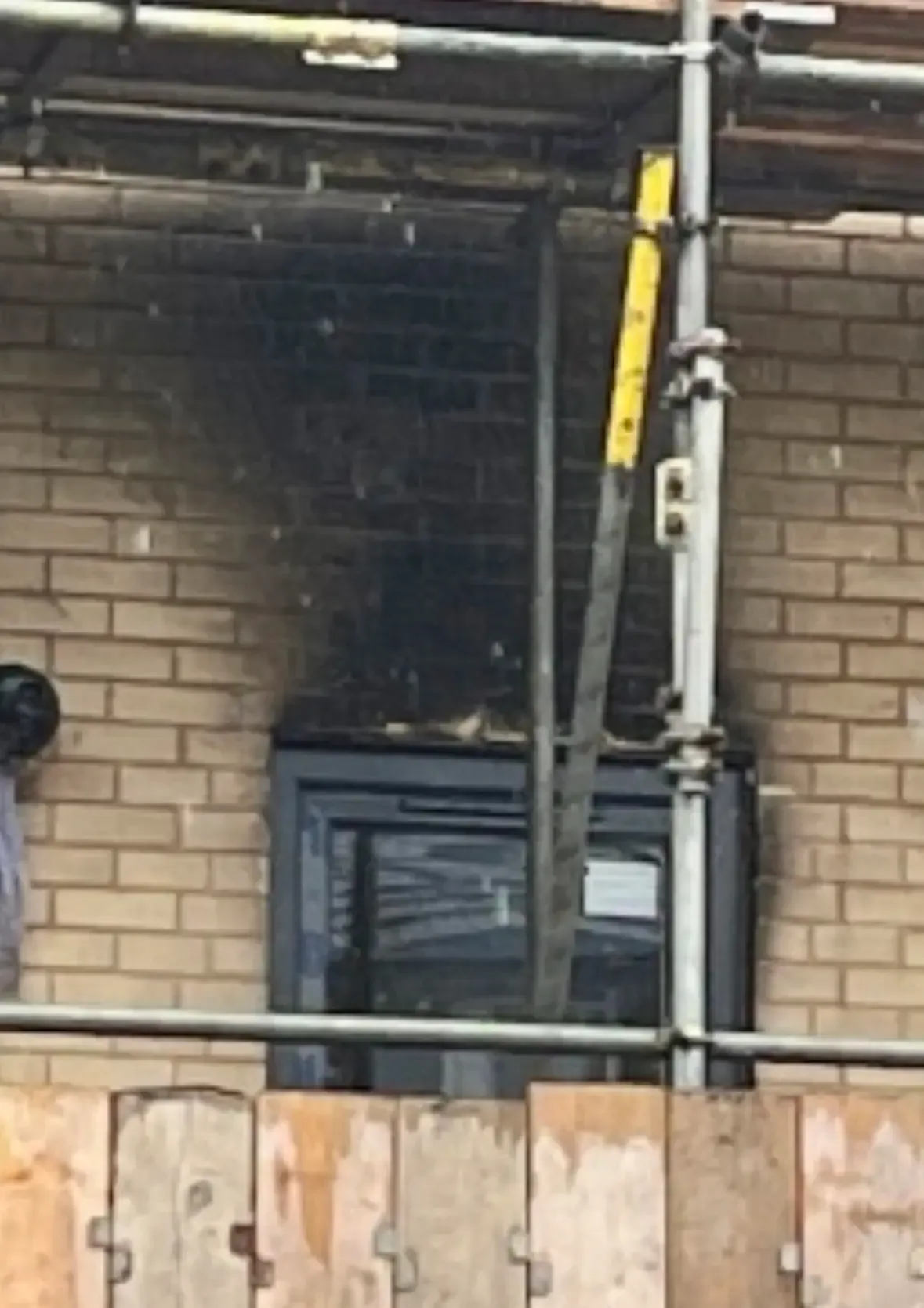 Soot Removal from Window Masonry
